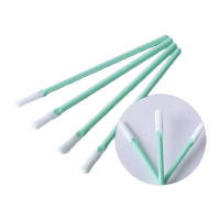 鸣固 无尘净化棉签 海绵头工业擦拭棒 精密仪器除尘洁净棒 总长72 YL-636B 100支/包 KS105048