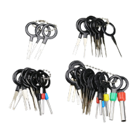 鸣固 汽车端子退针器线束端子插头挑针钥匙拆卸拔取工具 60件套 MGL1368 CS568386