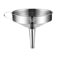 鸣固 304不锈钢漏斗锥形酒漏油漏 304不锈钢 12cm