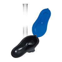 鸣固 装修用临时马桶 应急蹲便器塑料蹲坑工地简易大小便池(颜色随机发货,量大支持指定颜色)