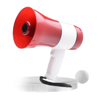 鸣固 喇叭喊话器扩音器 20W大功率户外扬声器 录音喇叭叫卖器 240秒录音/500米 KS322852