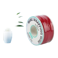 鸣固 电路板飞线 OK线航空飞线线路板PCB电路电子线30AWG单芯铜线 红色 250米 CS503416