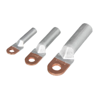 鸣固 DTL铜铝鼻电缆接头线耳铜铝过渡线鼻子铜铝裸端头铝线接头铜铝接线端子DTL-35mm平方 1个