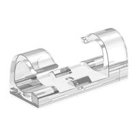 鸣固 理线器电线固定器免钉无痕线卡整理收纳走线夹网线卡子扣自粘神器 透明小号20个 适合3-5mm线 MGL0755