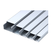 鸣固 铝合金线槽 国标加厚明装铝合金方线槽 加厚穿线槽地线走线槽 40*30mm CS733846