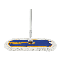 鸣固 110CM尘推 钛合金钢平板拖把排拖办公室物业学校家政工厂车间商场保洁吸水去污可拆卸 (1个装) CS259234