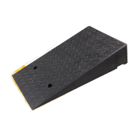 鸣固 台阶斜坡垫 门槛马路牙子路沿坡三角阶梯垫 汽车爬坡上坡垫[橡塑]50*100*32cm