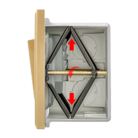 鸣固 暗盒修复器开关盒插座底盒修补工具86型万能固定器 86型开关 金属菱形固定器(十只装) MGL0132