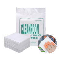 鸣固 无尘布 超细纤维屏幕仪器镜头工业擦拭布清洁布除尘布 4*4英寸1200片/包 KS935441