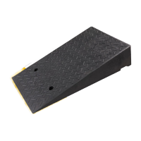 鸣固 台阶斜坡垫 门槛马路牙子路沿坡三角阶梯垫 汽车爬坡上坡垫[橡塑]50*80*15cm