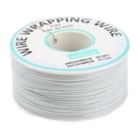 鸣固 电路板飞线 OK线航空飞线线路板PCB电路电子线30AWG单芯铜线 白色 250米 KS481553