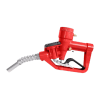 鸣固 1寸新款弯管自封计量枪LLY-25S 自动计量加油枪智能精密螺翼式计量枪