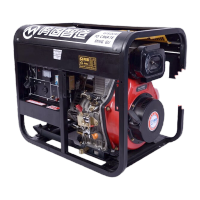 鸣固 8KW柴油发电机380V220V双电压自动发动机 8KW开架款电启动+烧柴油+助力