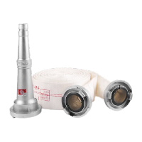 鸣固 消防水带8-65-25型 消防器材一整套认证消防水带[水带+接口+喉箍+水枪头] KS884888