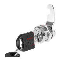 鸣固 柜门锁转舌锁 偏心16mm[单开]2把钥匙