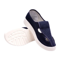 鸣固 防静电四孔鞋防尘鞋电子厂无尘车间工作鞋 42码