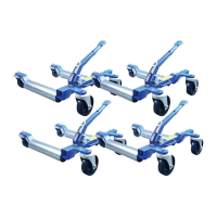 鸣固 移车器 机械式移车器 碳钢挪车拖车器 物业手动拖车器架救援工具挪车神器 YC-X-3001 承重4T(4台)