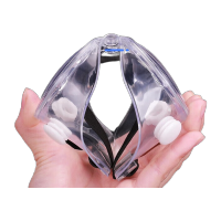 鸣固 护目镜 防冲击防雾 户外男女骑行防风防沙防尘透气防护眼镜 透明色