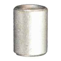 鸣固 接线小铜管中间平行无护套裸端子紫铜冷压端头接线端子 PNT1.25(1000只)