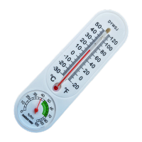 鸣固 温度湿度计 温湿度计实验室内湿度温度计 长条形干湿温度计 5个