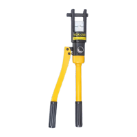 鸣固 手动液压钳端子钳电工电缆铜鼻子压线钳70平方压接钳 YQK-240(10-240)+送密封圈