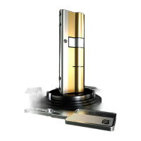 鸣固 防盗门锁芯超C级 双开门锁带8把锁 32.5+42.5=75mm KS383061