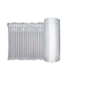 鸣固 气柱袋卷材 防摔抗震缓冲充气袋气泡柱气囊填充防震包装袋 片材气泡沫袋 卷膜气囊 30CM/50M(送气筒)