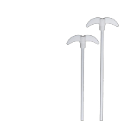 鸣固聚四氟乙烯搅拌桨搅拌棒实验室化学搅拌器杆长250叶展30杆径7mm KS304201