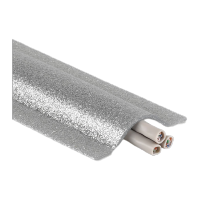 鸣固 PVC自粘压线条 防踩遮盖电线走线槽明装地面墙面理线固定 35mm(压1支≤5mm线)1米 银色 MGL0898