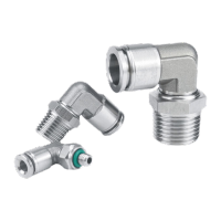 鸣固PL气管接头直角弯头PL4-M5