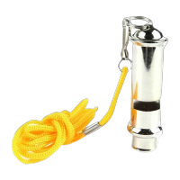 鸣固 口哨户外野营训练哨八哥玩具求生哨救生哨宠物高频小哨子篮球裁判 圆筒款口哨