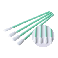 鸣固 无尘净化棉签 海绵头工业擦拭棒 精密仪器除尘洁净棒 总长100 YL-647C 100支/包