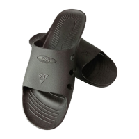 鸣固 防静电拖鞋 六孔拖鞋防尘鞋 电子厂无尘车间工作鞋 黑色 46码 ZG1101