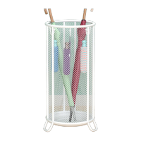 鸣固 雨伞架 置物收纳架放伞筒沥水伞桶 公司教室门店酒店大堂售楼部商用 白色大号 25.5*55cm CS067153