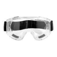 鸣固 护目镜 防冲击防雾眼镜 户外骑行防风防风沙防尘防飞沫眼罩 透气防护眼镜 1个