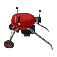 鸣固 GQ200型管道疏通机 下水道疏通器 物业电动专业通下水道工具 电动 GQ200 3kw