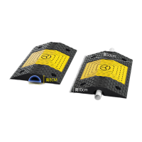 鸣固 线槽减速带 线槽板过护线压线板矿区专用一线500*500*100MM