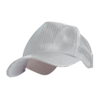 鸣固 防静电帽子 防静电棒球帽,浅灰色网格布料款,可定制logo 定制周期:15天