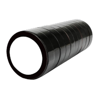 鸣固 电工胶带 PVC绝缘胶带防水电工胶布电气胶带 约1.6cm*9.6m(黑色10个/筒) KD806439