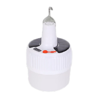 鸣固 露营灯 LED太阳能充电灯泡 户外夜市摆摊停电应急照明灯挂灯