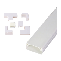 鸣固 pvc地线槽 加厚耐压型 阻燃地板槽弧形地槽送胶 10米套装 20*10 送一套(6个)拐角配件