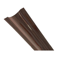 鸣固 不锈钢地线槽 木纹色 抗踩线槽 地板槽 金属穿线管 过线槽 7号国标