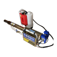 鸣固 手持脉冲式热力烟雾机 养殖场消杀畜牧业 蛾虫害防治 农用热力弥雾机 80型 单管