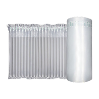 鸣固 气柱袋 气泡柱 防震抗摔打包气泡膜缓冲泡沫袋 50CM/50M(送气筒) CD636583