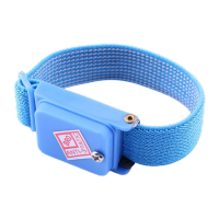 鸣固 防静电手环无线有线3米pu有绳无绳LEKO手腕带人体去静电消除 无绳手环 1个装