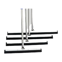 鸣固 ZJ4990刮地板刮水器大号酒店卫生间硅胶地刮商用厨房挂拖地刮地 75CM替换条 KD903281