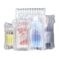 鸣固 气柱袋防震包装袋打包奶粉气泡袋防摔填充气囊袋充气泡膜气泡柱袋 7柱直径7-9cm 高30cm CD796799