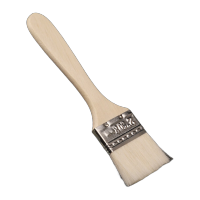 鸣固 羊毛刷木柄不易掉毛耐酸碱油漆刷乳胶漆涂料刷子清洁长柄 2寸 KD597420