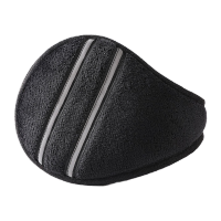 鸣固车间保暖耳套 冬季工厂加厚耳套后戴式保暖耳捂 冬天防寒耳罩 黑色带反光条款