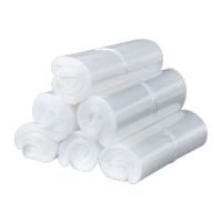 鸣固 12丝平口袋PE薄膜袋小食品包装袋加厚大号收纳袋塑料袋防尘防潮内膜袋 9*13 100只装 KD286287